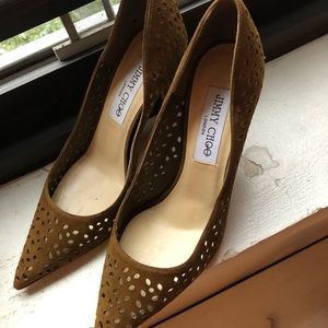 NEW Jimmy Choo Agnes suede heel size 36.5, $750